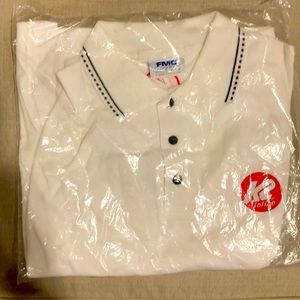 K2 three button polo short sleeve shirt